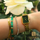 Coffret Cadeau IEKE Palmyra – Élégance Dorée & Vert Éclatant