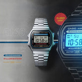 CASIO Illuminator A168WA-1W – La simplicité numérique avec éclat lumineux
