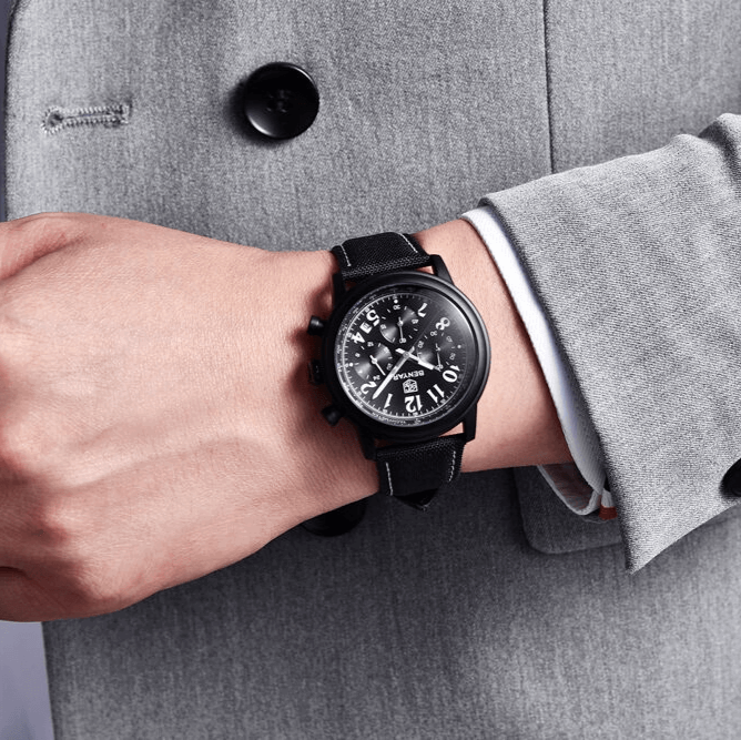 BENYAR Homme – Montre Chronographe Sport, Élégance & Style au Poignet