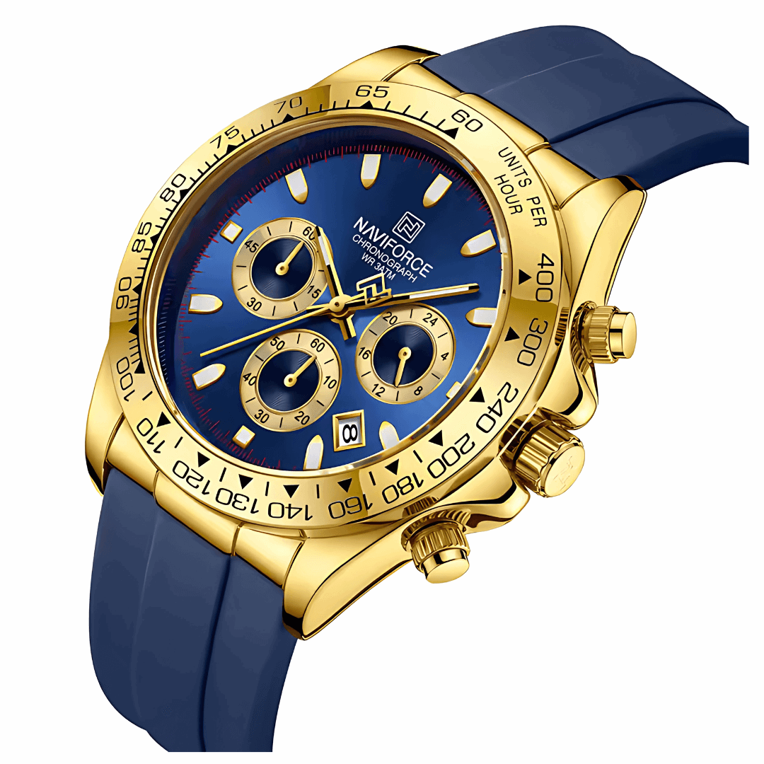 Montre Chronographe NAVIFORCE Homme – Style Sport & Élégance Métallique