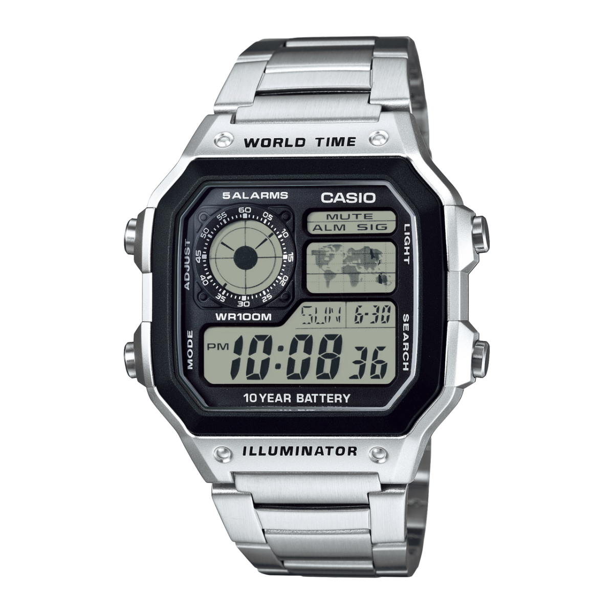 CASIO World Time Steel – La montre robuste et polyvalente