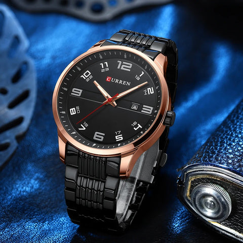 Montre Homme CURREN – Élégance décontractée avec bracelet acier