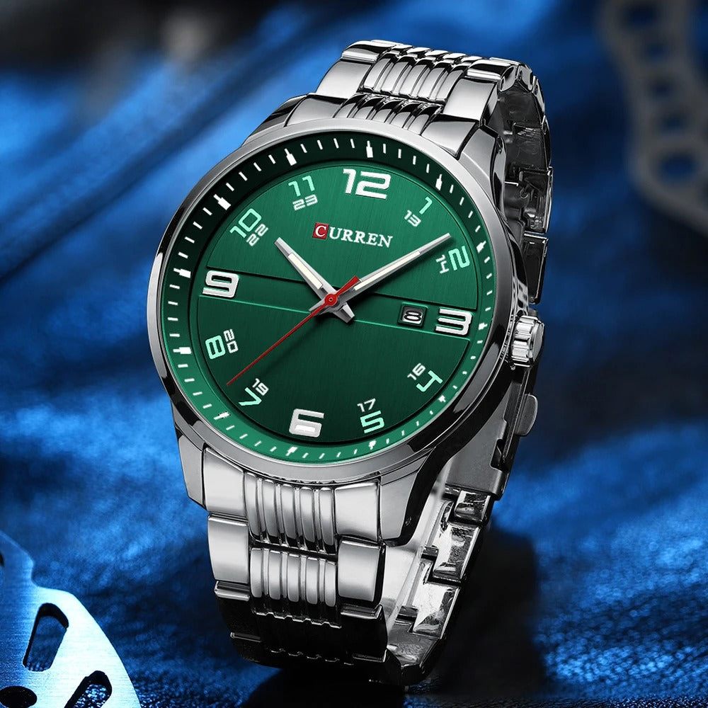 Montre Homme CURREN – Élégance décontractée avec bracelet acier